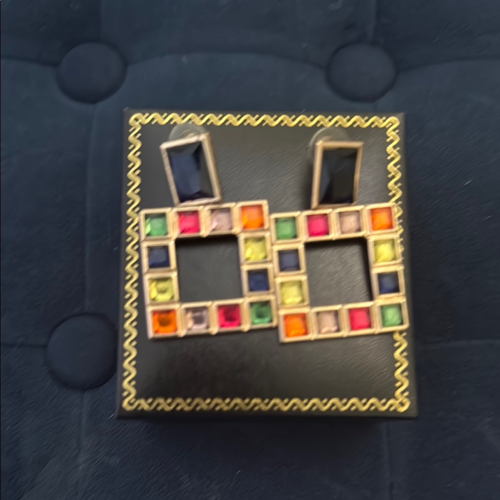 Colorful Geometric Earrings
